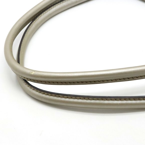 GUCCI GG Implement Tote Bag Shoulder PVC Leather Silver 197953 - Picture 4 of 9